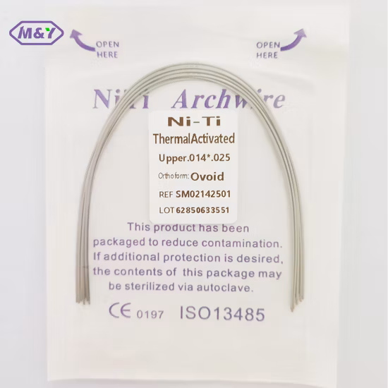 Dental Product Health Material Thermal Active Niti Archwires Orthodontic Arch Wire