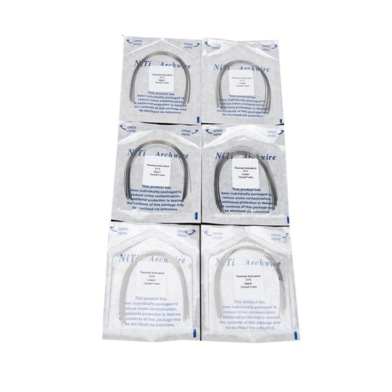 Dental Consumable Teeth Orthodontic Material Niti Arch Wires