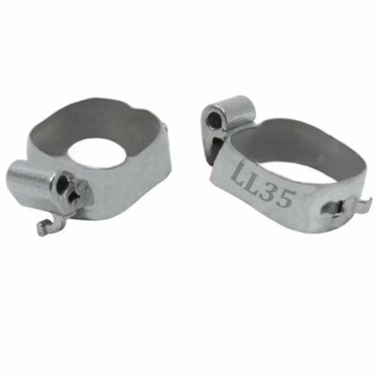 Bandes buccales molaires orthodontiques de matériel dentaire avec tubes convertibles
