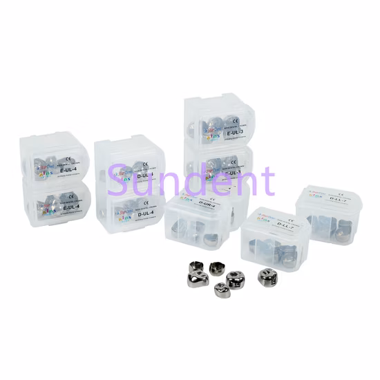 Couronne molaire primaire dentaire de haute qualité, couronnes pour enfants en acier inoxydable