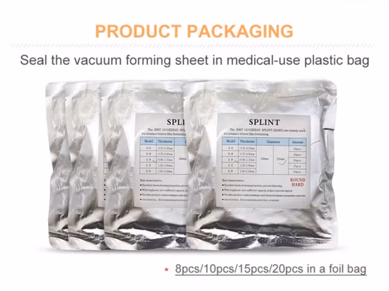Feuilles d'attelle dentaire orthodontique sous vide, marque privée OEM, aligneurs de dents transparents et invisibles en PETG pour l'alignement des dents